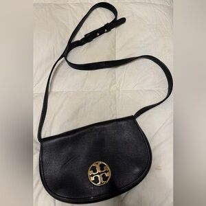 Tory Burch Black Leather Crossbody Bag